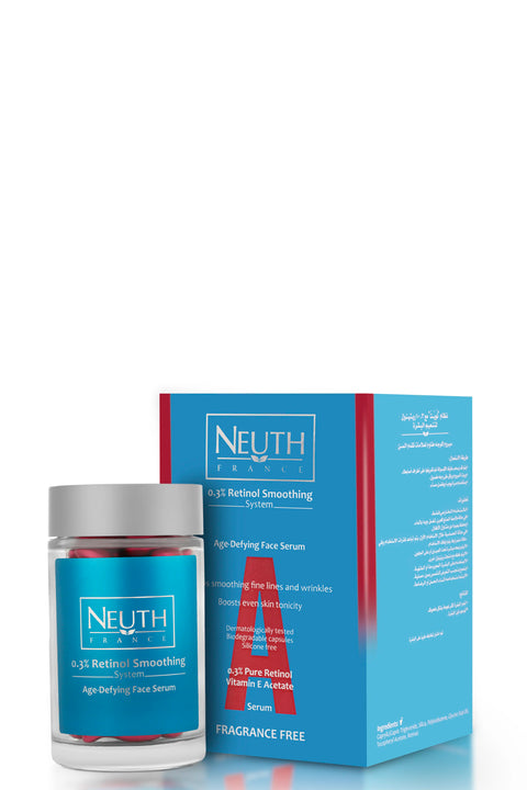 Neuth 0.3%Retinol smoothing system Age-Defying Face serum 50 capsules