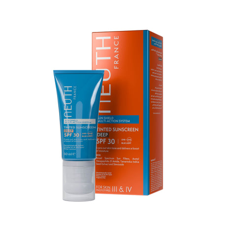 Neuth Sun Shield Multi-Action System Tinted Sunscreen SPF 30 – Deep 50 ml