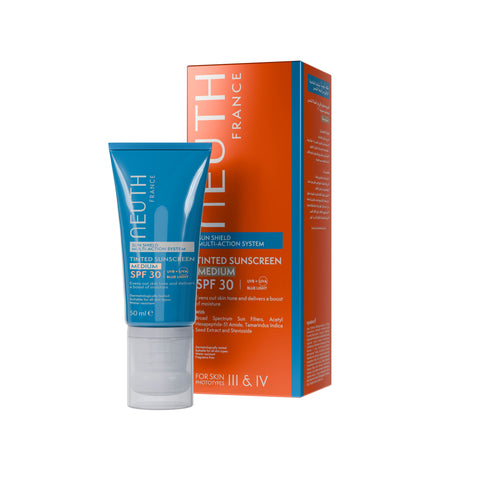 Neuth Sun Shield Multi-Action System Tinted Sunscreen SPF 30 – Medium 50 ml